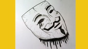 How to Draw V for Vendetta | game master drawing from project Zorgo