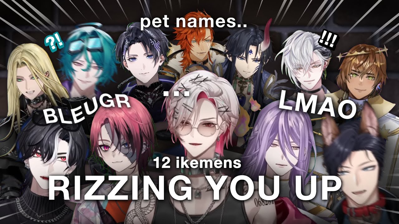 12 ikemens Tries to 𝙍𝙄𝙕𝙕 YOU UP (Off-Collab) !!【 FSP EN Clip 】