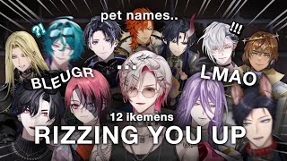 12 ikemens Tries to 𝙍𝙄𝙕𝙕 YOU UP (Off-Collab) !!【 FSP EN Clip 】
