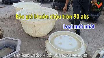 Báo giá khuôn chậu tròn 90 abs giá rẻ | Khuôn Tổng Hợp