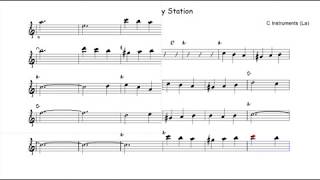 Nota Akor Eşlik -  The Railway Station - C Instruments ( La )