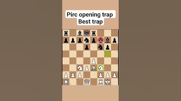 pirc opening trap...win the queen..best opening💥😱 #chess #chessmate #chessgame #video #viral #shorts