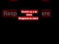 rspecte ta mere