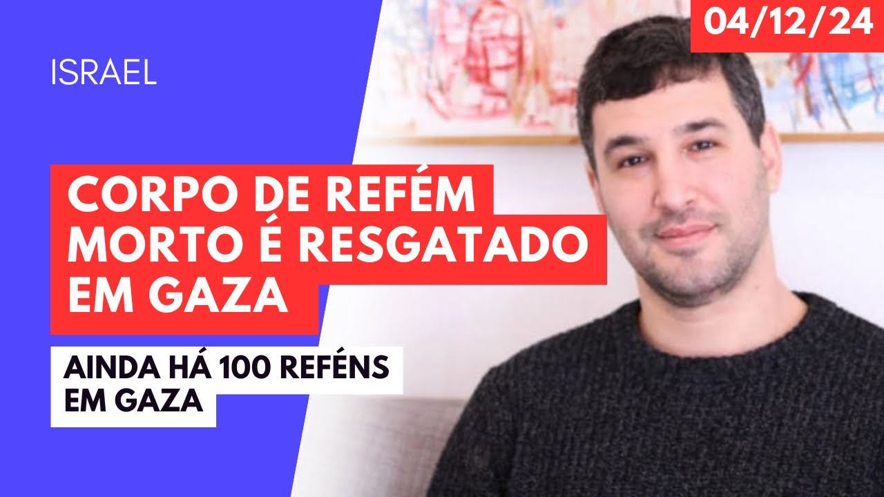 ISRAEL: Corpo de refém morto em cativeiro do Hamas é recuperado pela IDF em Gaza