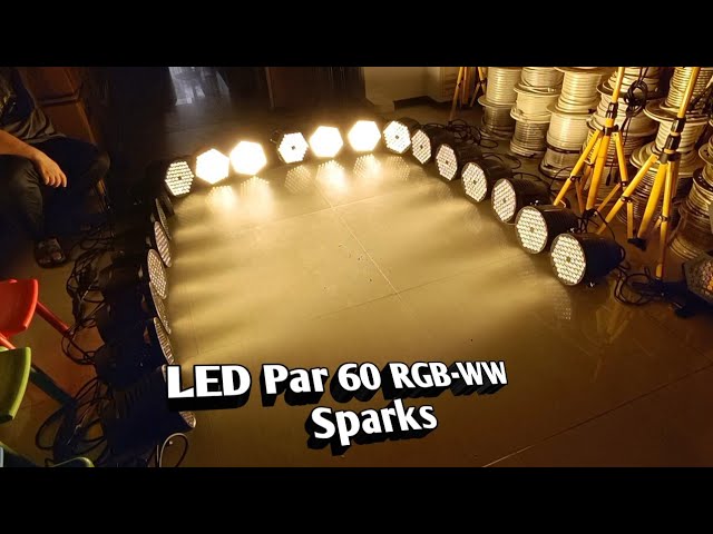 LED Par 60 RGB-WW Sparks