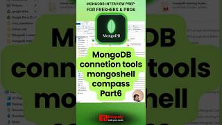 MongoDB Connetion Tools Mongoshell Compass Part6 #MongoShell