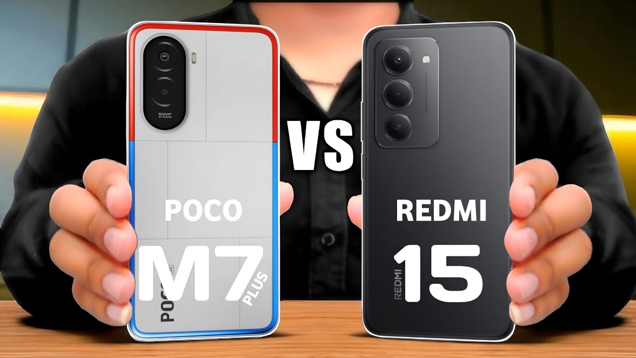 Poco M7 Plus 5G Vs Redmi 15 5G || Full Comparison ⚡