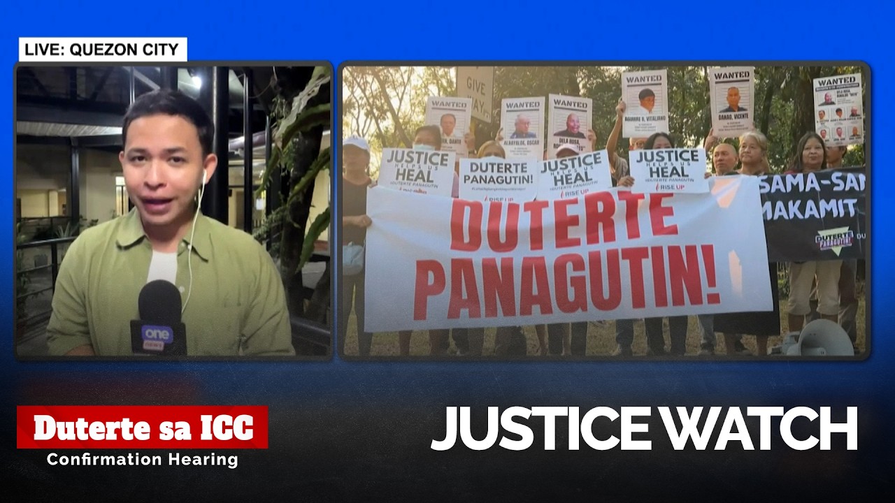 Pamilya ng biktima ng drug war, umaasang matutuloy sa full trial | Duterte sa ICC