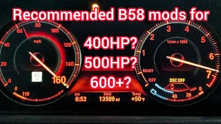 Guide to B58 Tuning 'Stages' and Recommended Upgrades