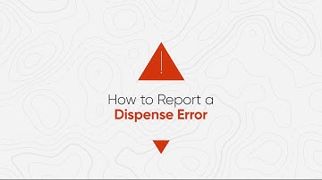 How to Report a Dispense Error on Internet Banking
