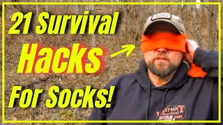 21 Survival Hacks for Socks! [ You Need These! ]