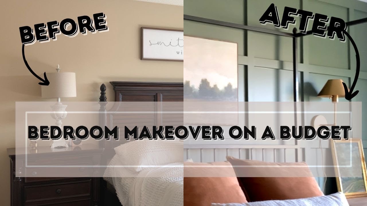 DIY Bedroom Makeover On A Budget | Thrifted Finds - YouTube