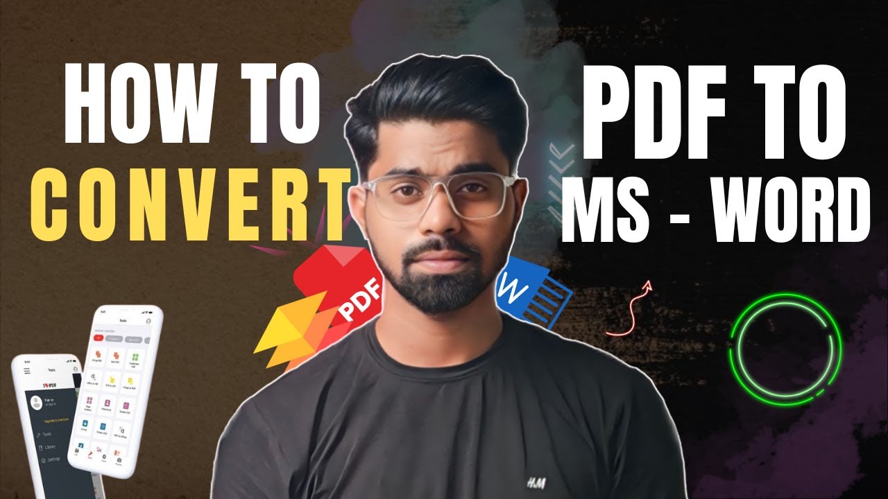 How To Convert PDF to Editable Ms Word, PowerPoint, Excel File || PDF ...