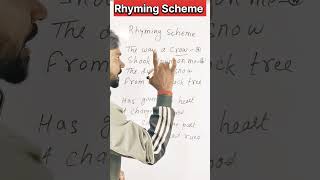 How to find Rhyming Scheme in the Poem rhymes rhymescheme shorts shortvideo viral shortsfeed