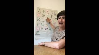 L’alphabet. Le langage écrit. Petite section. Confinement. 1er mai 2020