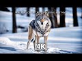 WILD ANIMALS 4K - Quiet Beauty of Wildlife With Relaxing Sounds and Music
