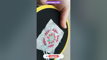 How to wash the design transfer pad from the embroidery #hand_embroidery #shorts #short