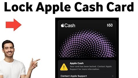 How To Lock Apple Cash Card 2025