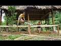 TIMELAPSE;START TO FINISH Two sisters build a generator-Build a 2 -story wooden house