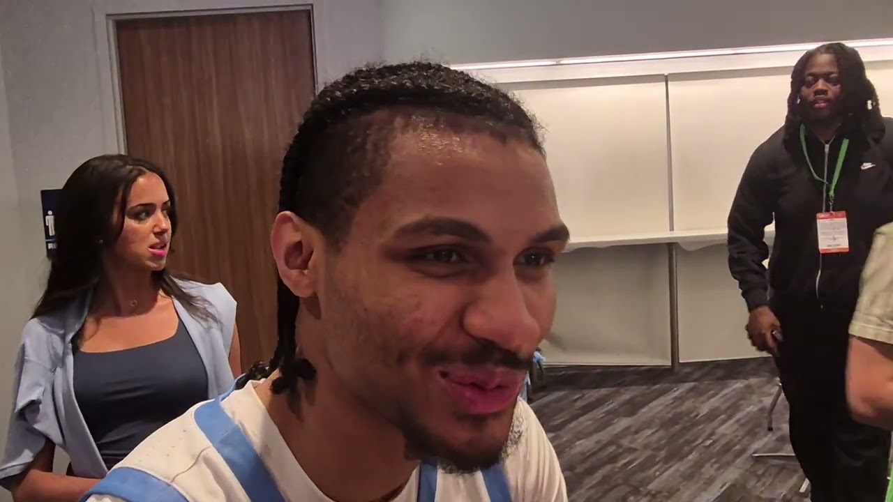#UNC postgame interviews with Seth Trimble, Jarin Stevenson, Henri Veesaar and Luka Bogavac