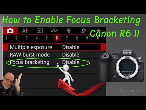 How to TURN ON Focus Bracketing on the Canon R6 II