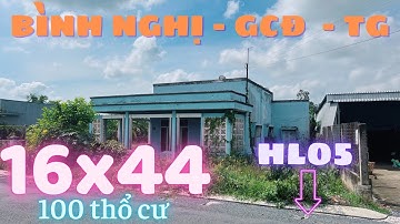 MS298 ( ĐÃ BÁN ) Bán nhà cấp 4 và đất mặt tiền HL05 Bình Nghị GCĐ TG
