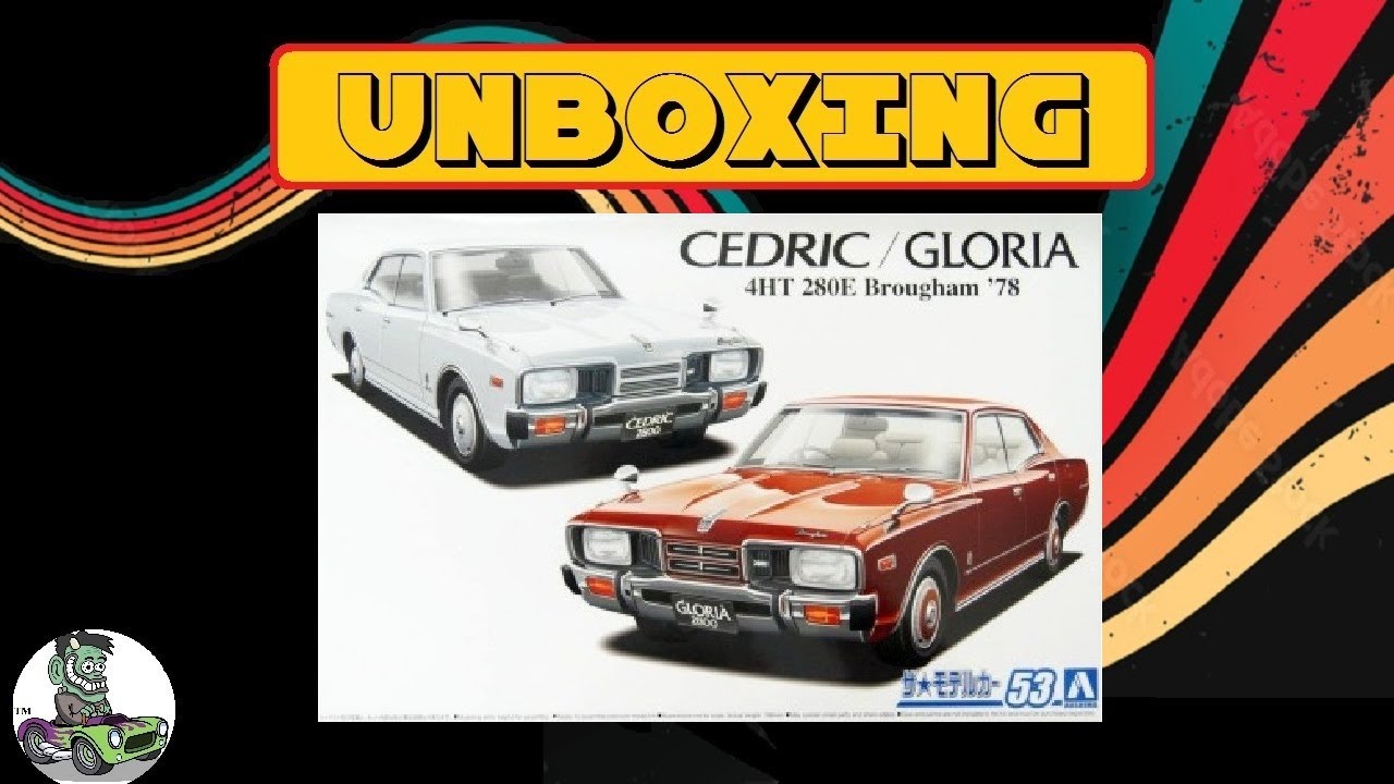 Unboxing The 1978 Nissan Cedric Gloria 4 Door Sedan By Aoshima