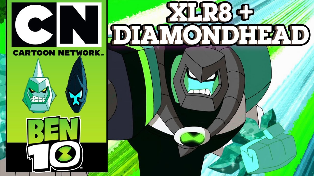 Ben 10 | The Power Of 10: XLR8 + Diamondhead | Cartoon Network UK | Safe  Videos for Kids