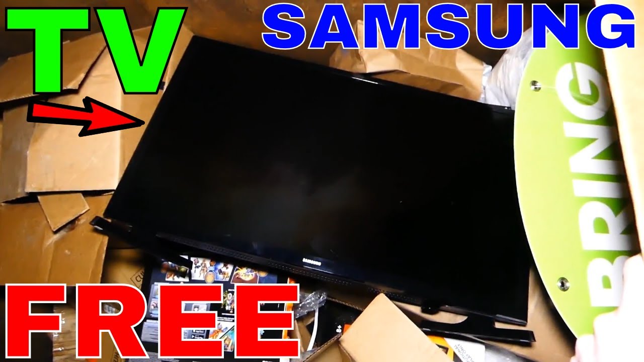 BEST!!! FOUND TV DUMPSTER DIVING GAMESTOP Night 398 YouTube