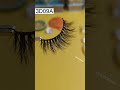 How Do You Put On Eyelashes ? 3D Mink Lashes 3D09A | How Do You Start A Lash Business #Shorts