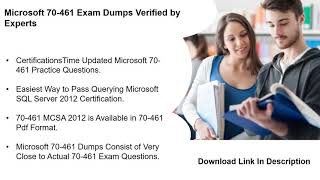 Microsoft 70-461 Dumps PDF | CertificationsTimes