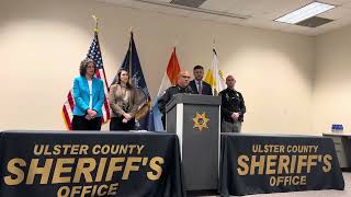 Ulster County Sheriff Juan Figueroa speaks in favor of police funding in Kingston