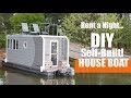 He built his own Tiny House Boat from Scratch! (and you can rent it!)