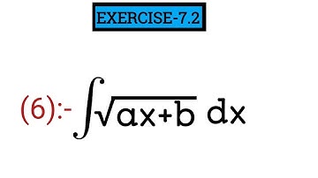 NCERT CLASS 12th MATH EXERCISE -7.2 QUESTION NUMBER 2 || Integration of √(ax+b) dx ||#ncert