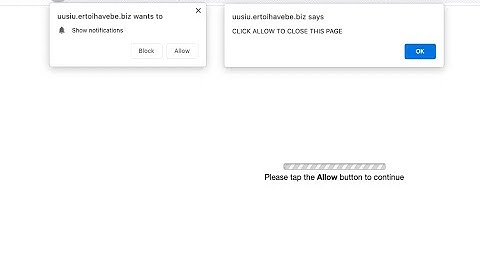 Ertoihavebe.biz push notifications (removal guide).