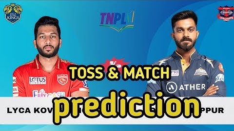 TNPL 2023 LKK VS ITT TOSS and match prediction #ipl2023 #match #tnpl2023