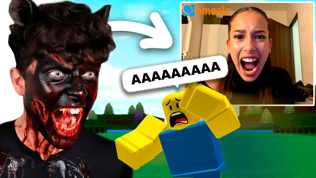 Asustando GENTE en ROBLOX y OMEGLE  por HALLOWEEN