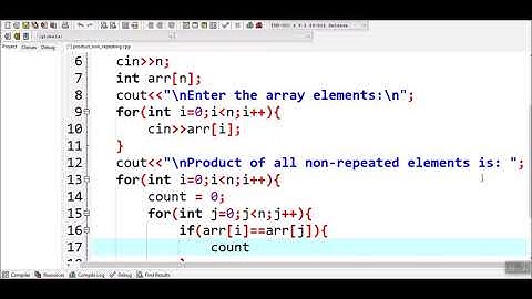 How to find Product of non-repeating (distinct) elements in an Array in C++