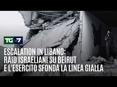 Video Escalation in Libano: raid israeliani su Beirut e l'esercito sfonda la linea gialla