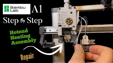 Bambu A1 How to - Hot End heating Assembly replacement and repair