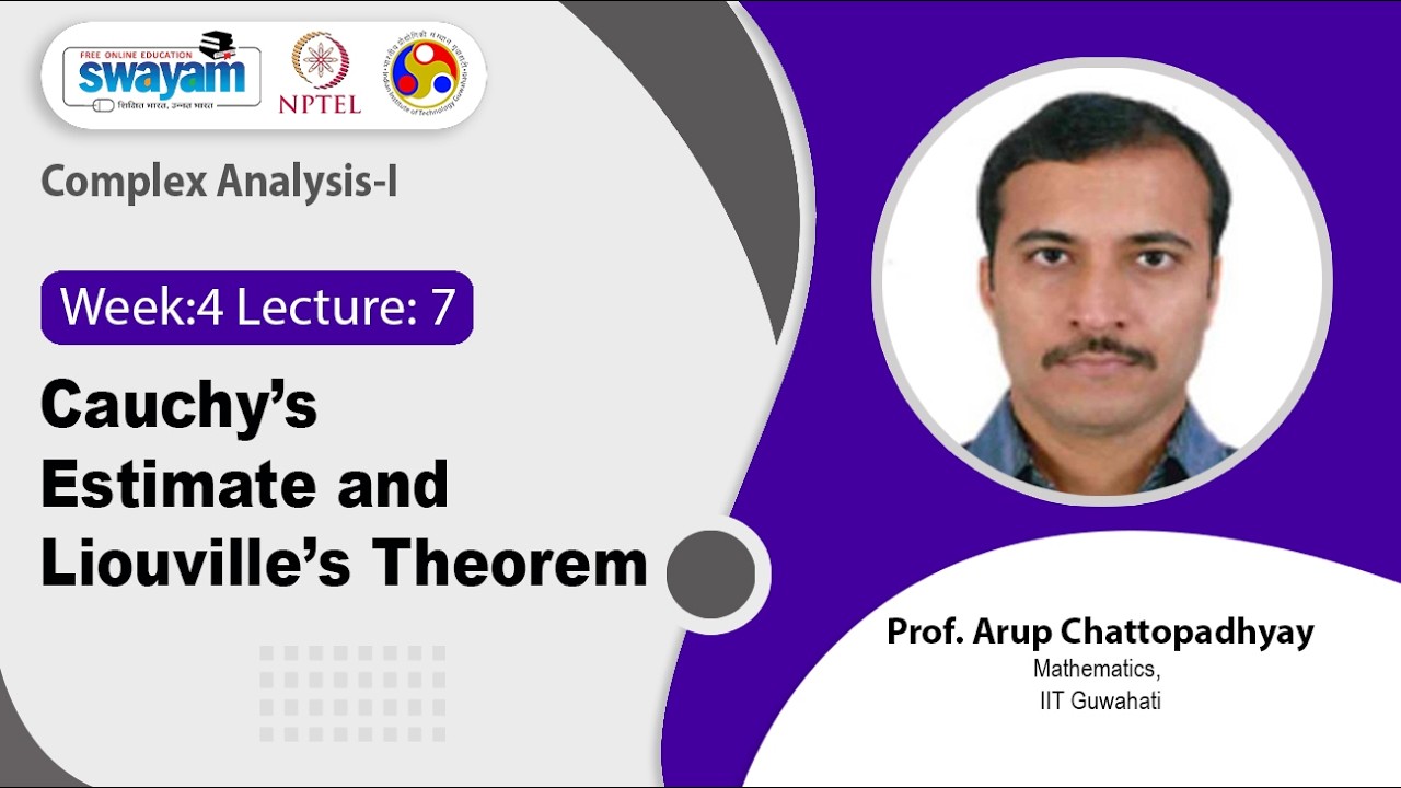 LEc 29: Cauchy’s Estimate and Liouville’s Theorem