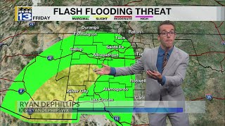 Storms return in southwest New Mexico but very warm