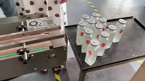 front back double sided labeling machine two faces labeller machine with clear label