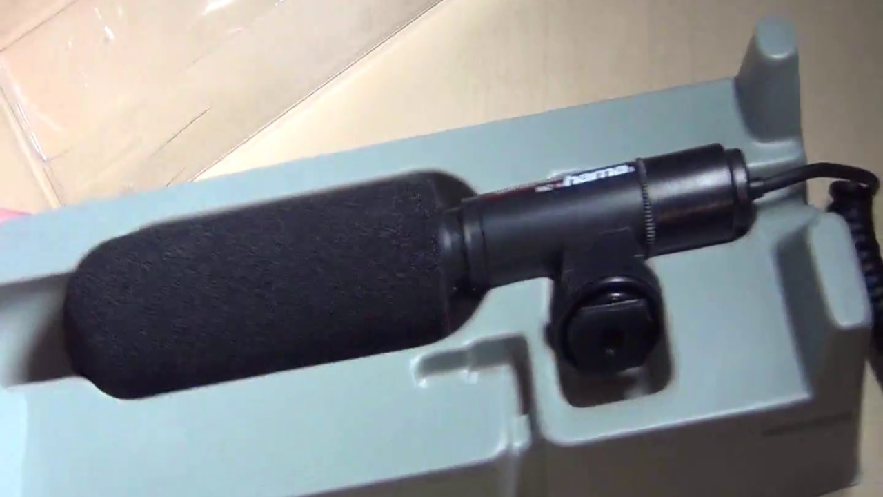 Hama RMZ14 Stereo Zoom Electronic Directional Microphone for Video