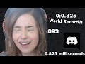 Pokimane Discord Ban Speedrun (0:0.825 millisecond) (WORLD RECORD?!)