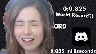 Pokimane Discord Ban Speedrun (0:0.825 millisecond) (WORLD RECORD?!)