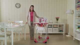 Knikken Parana rivier Telemacos Chicco Polly 2 in 1: from high chair to booster seat - YouTube