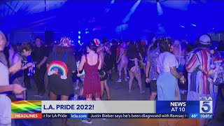 Crowds head to downtown L.A. for Pride