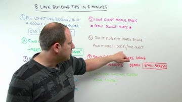 Eight Link Building Tips - Whiteboard Friday