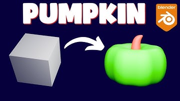 How to Model a Pumpkin in Blender 4.4 | Easy 3D Tutorial